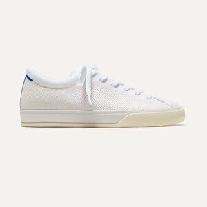 Rothy's The Lace Up Sneaker - Bright White Size 8